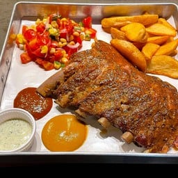 Smoked Pork Ribs 6 bone half rack