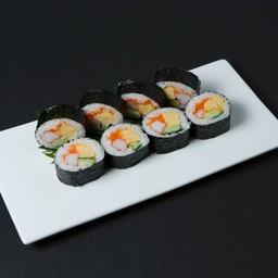 ข้าวห่อสาหร่ายไส้รวม(ไข่,แตง,ปูอัด,ไข่กุ้ง)