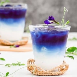 อัญชันนมสด (เย็น)