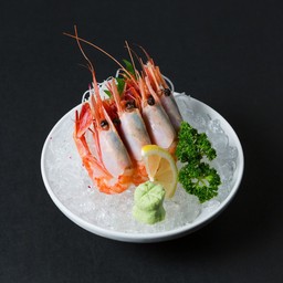 กุ้งหวานซาชิมิ