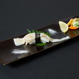 ครีบปลาตาเดียวย่างเกลือซูชิ