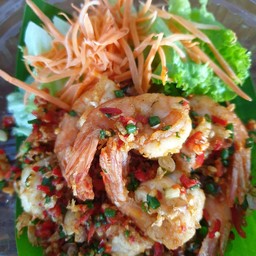 กุ้งผัดพริกเกลือ