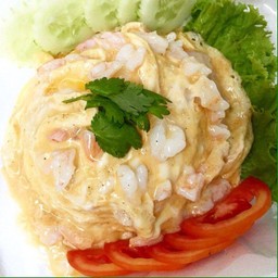ข้าวไข่ข้นกุ้ง