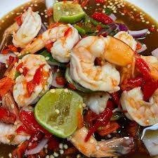 ยำกุ้งสุก