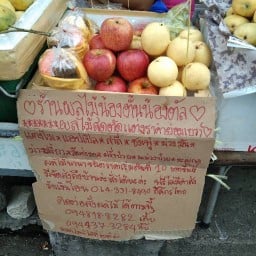 ร้านน้องลิบตั้น-น้องลิปตัสผลไม้ตามฤดูกาล ซอยวิภาวดี25