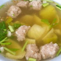 ต้มจืด เกี่ยมฉ่าย หมูสับ