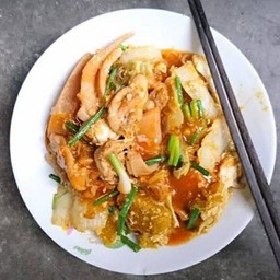 สุกี้แห้งหมู