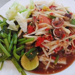 ตำหอยแครง