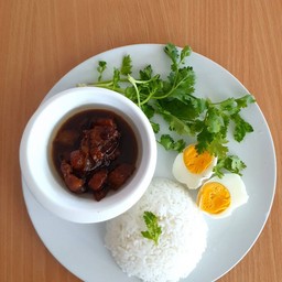 ข้าว+หมูหวานสูตรโบราณ