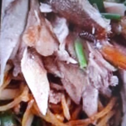 บะหมี่แห้ง [ข้าวหน้าเป็ด]