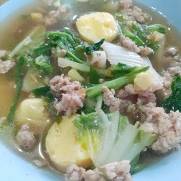 ต้มจืดเต้าหู้หมูสับผักกาดขาว