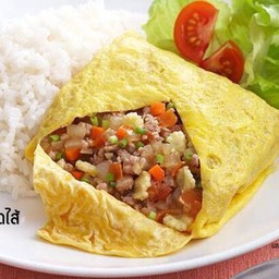 ข้าวไข่เจียวยัดไส้