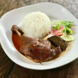 ข้าวหน้าน่องเป็ดตุ๋น