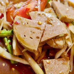 ตำหมูยอปูปลาร้า