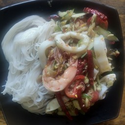 ตำแตงทะเลปลาร้า