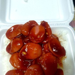 ฮอทดอกจัมโบ้ ผัดซอสมะเขือเทศ 1ถาด