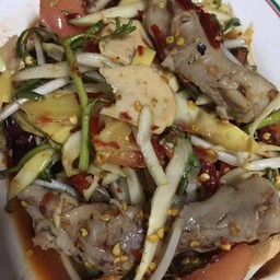 ตำป่าหมูยอ+ตีนไก่