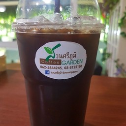 อเมริกาโน่เย็น+เพิ่มน้ำผึ้ง