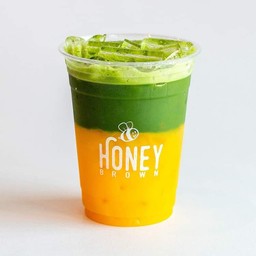 ชาเขียวทัทฉะน้ำส้ม