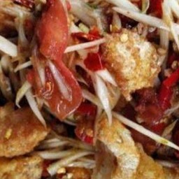 ตำแคปหมู