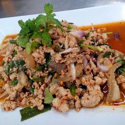 ข้าวราดลาบหมู