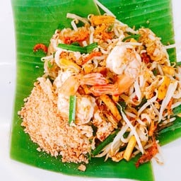 ผัดไทยกุ้งสด