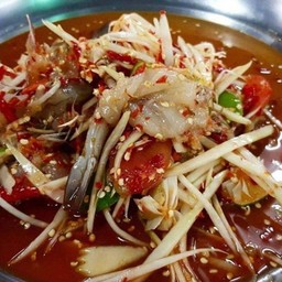 ตำแซ่บกุ้งสด
