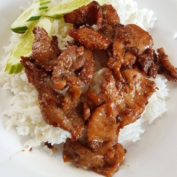 ข้าวหมูทอด