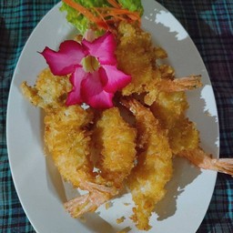 กุ้งชุปแป้งทอด