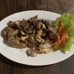 ไส้อ่อนทอดกระเทียม