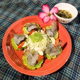 กุ้งแช่น้ำปลา