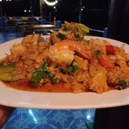 กุ้งผัดผงกะหรี่