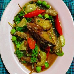 ผัดฉ่าปลาช่อน