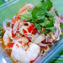 ยำกุ้งพล่า