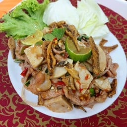 ยำลาว 2 ใจ (หมูยอ+หมูนุ่ม)