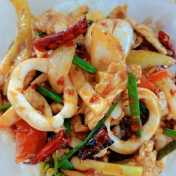 น้ำพริกเผาปลาหมึก