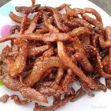 หมูแดดเดียวทอด