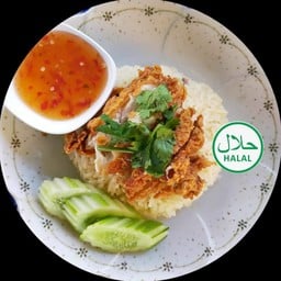 ข้าวมันไก่ทอด
