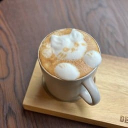 Cafe latte ลาเต้ร้อน