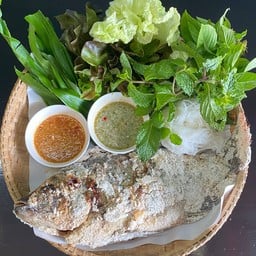 เมี่ยงปลาเผา ปลานิล