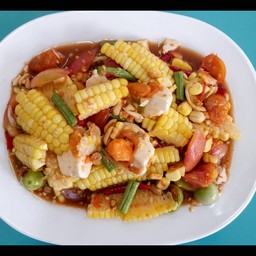 ตำข้าวโพด