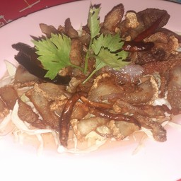 หมูสามชั้นทอดน้ำปลา
