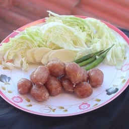 ไส้กรอกวุ้นเส้น ร้านเบบี้กรอก(Baby Grok)