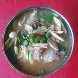 ต้มยำเนื้อปลากะพงน้ำข้น