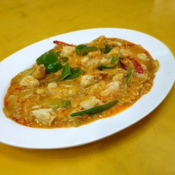 เนื้อปูผัดผงกะหรี่