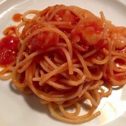 กุ้งผัดซอสมะเขือเทศ