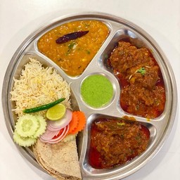 Mutton Thali Set (จานผสมแพะ)