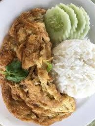 ข้าวไข่เจียวหมูสับ