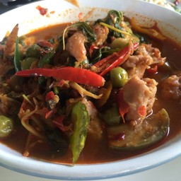 แกงป่าลูกชิ้นปลากราย