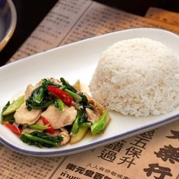 ข้าวผัดผักคะน้า